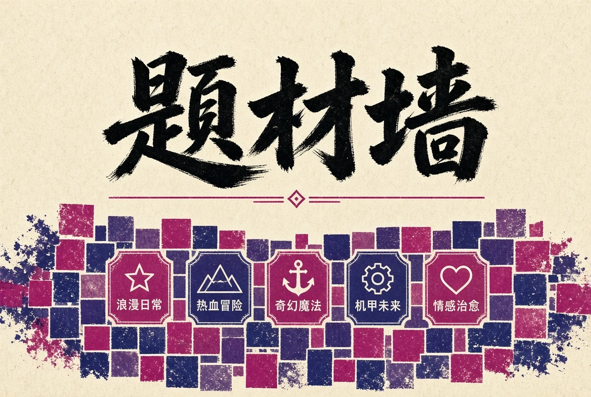 题材墙杂志专题视觉
